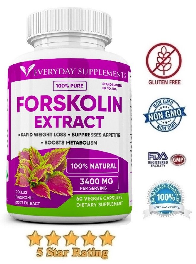 Pure Forskolin Extract - 3400mg